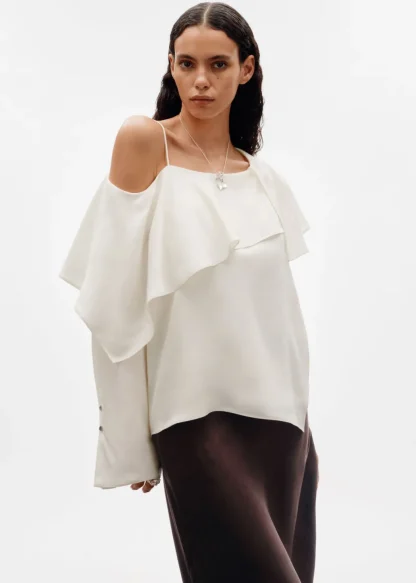 Asymmetric Silk Top | & Other Stories New