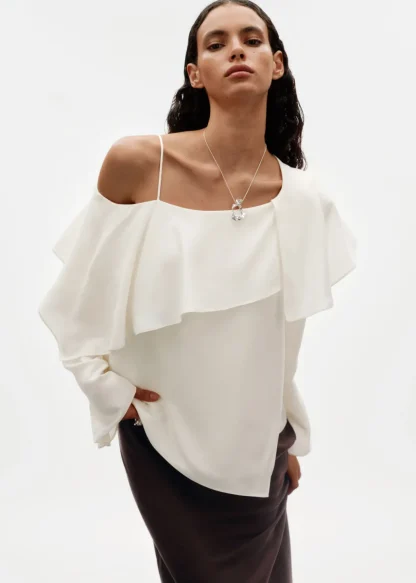 Asymmetric Silk Top | & Other Stories New