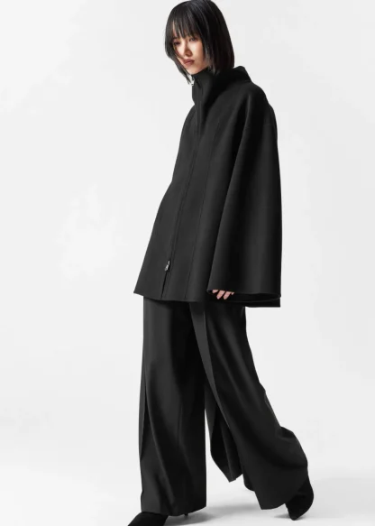 Asymmetric Wool-Blend Cape | & Other Stories Clearance