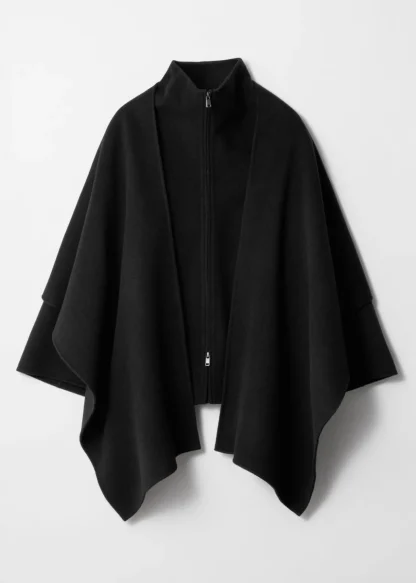 Asymmetric Wool-Blend Cape | & Other Stories Clearance