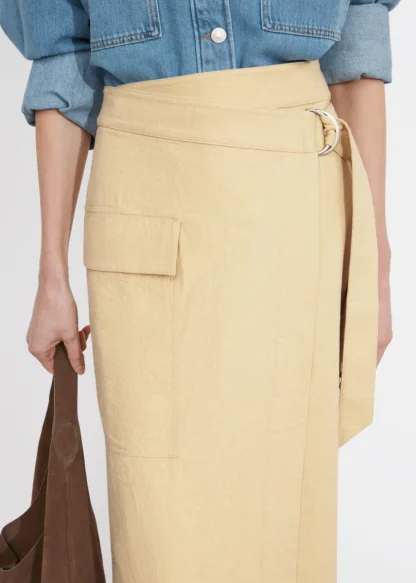 Asymmetric Wrap Midi Skirt | & Other Stories Clearance