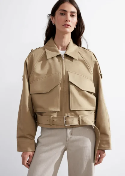 Belted Patch-Pocket Jacket | & Other Stories Best Sale