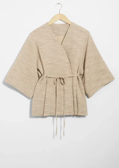 Belted Silk-Blend Jacket | & Other Stories Hot