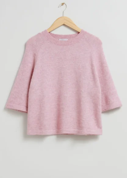 Boxy Alpaca Knit T-Shirt | & Other Stories Fashion