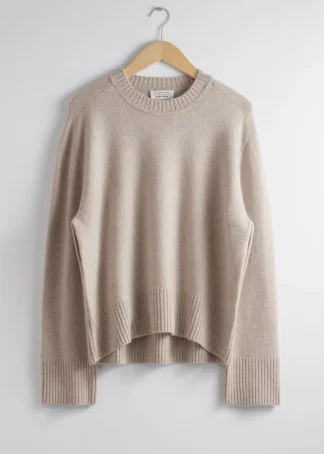 Boxy Cashmere-Blend Sweater | & Other Stories Hot