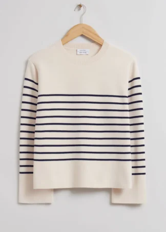 Boxy Nautical Striped Sweater | & Other Stories Fashion