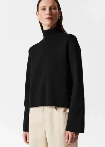 Boxy Turtleneck Knit Sweater | & Other Stories Discount