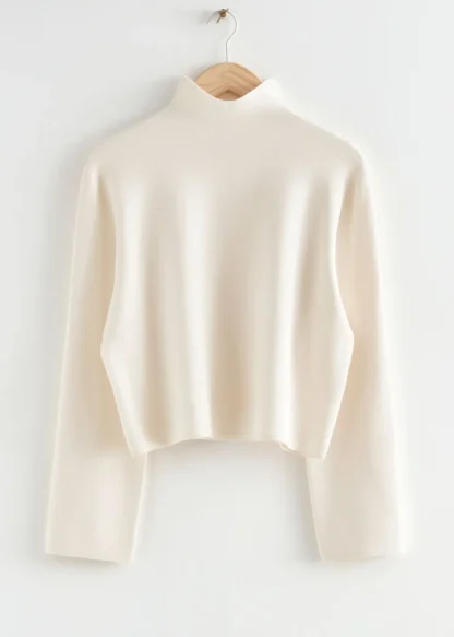 Boxy Turtleneck Knit Sweater | & Other Stories Discount