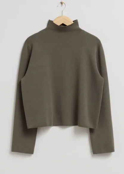 Boxy Turtleneck Knit Sweater | & Other Stories Discount