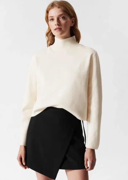 Boxy Turtleneck Knit Sweater | & Other Stories Discount