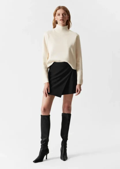 Boxy Turtleneck Knit Sweater | & Other Stories Discount