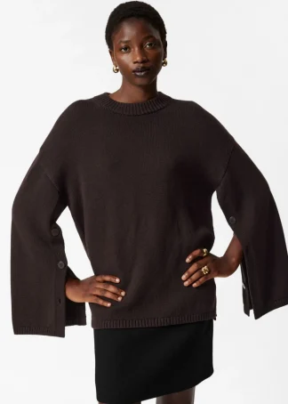 Button-Detailed Merino Sweater | & Other Stories Shop