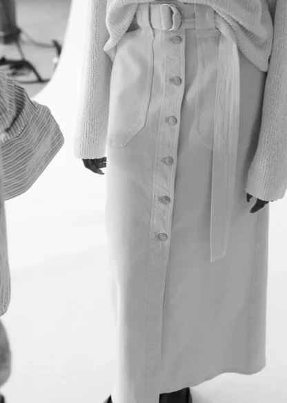 Buttoned Denim Midi Skirt | & Other Stories Hot