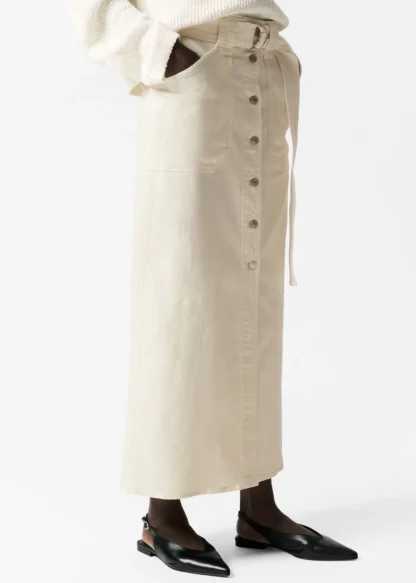 Buttoned Denim Midi Skirt | & Other Stories Hot