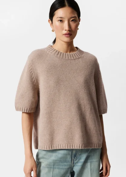 Cashmere-Blend Knit T-Shirt | & Other Stories Cheap