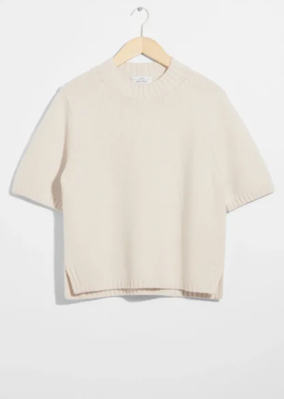 Cashmere-Blend Knit T-Shirt | & Other Stories Cheap