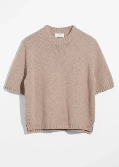 Cashmere-Blend Knit T-Shirt | & Other Stories Cheap