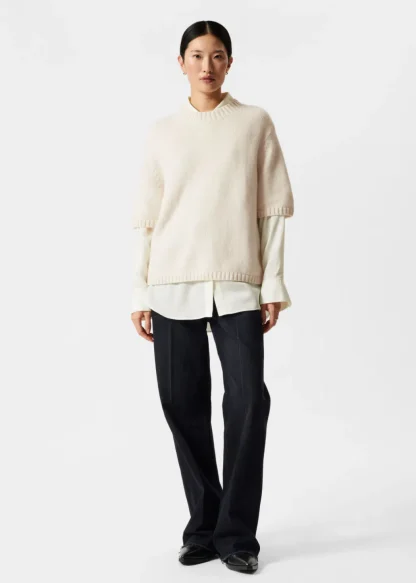 Cashmere-Blend Knit T-Shirt | & Other Stories Cheap