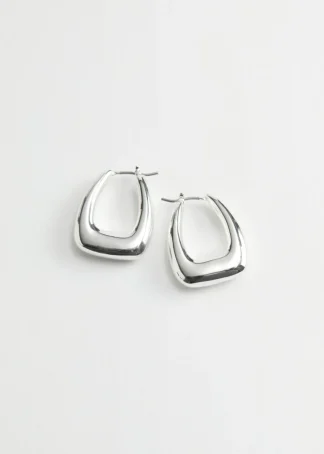 Chunky Oval Hoop Earrings | & Other Stories New