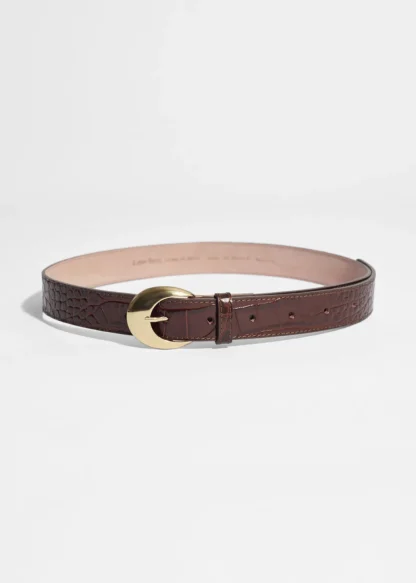 Classic Croco-Leather Belt | & Other Stories Online