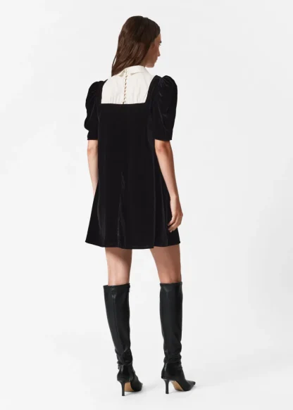 Collared Velvet Mini Dress | & Other Stories Best Sale