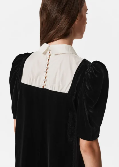 Collared Velvet Mini Dress | & Other Stories Best Sale