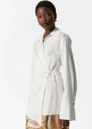 Cotton Wrap Shirt | & Other Stories Cheap