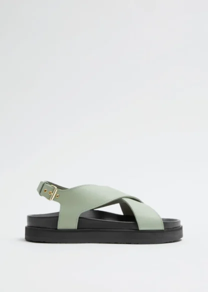 Criss-Cross Leather Sandals | & Other Stories Cheap