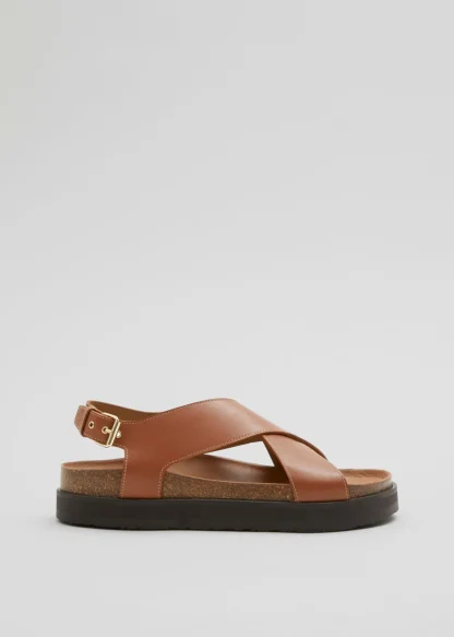 Criss-Cross Leather Sandals | & Other Stories Cheap