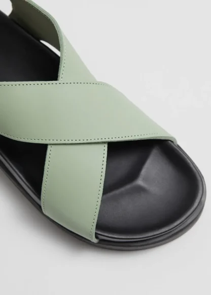 Criss-Cross Leather Sandals | & Other Stories Cheap