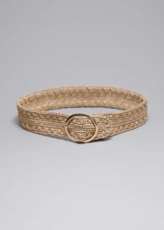 Crochet Straw Belt | & Other Stories Flash Sale