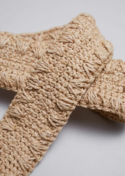 Crochet Straw Belt | & Other Stories Flash Sale