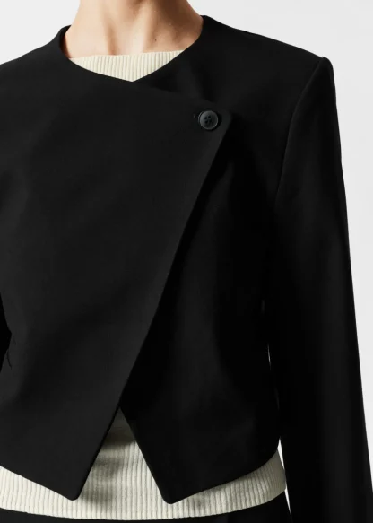 Cropped Collarless Blazer | & Other Stories Hot