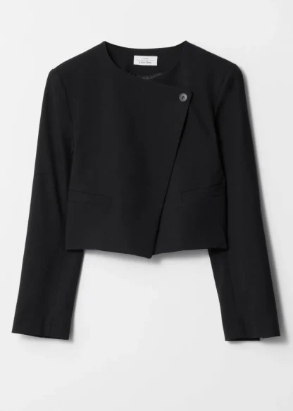 Cropped Collarless Blazer | & Other Stories Hot