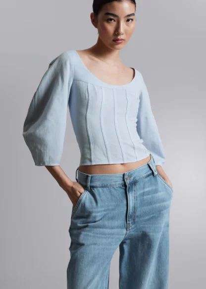 Cropped Corset Blouse | & Other Stories Online