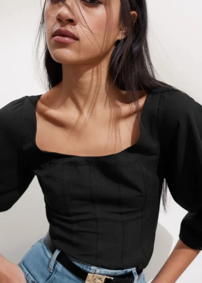 Cropped Corset Blouse | & Other Stories Online