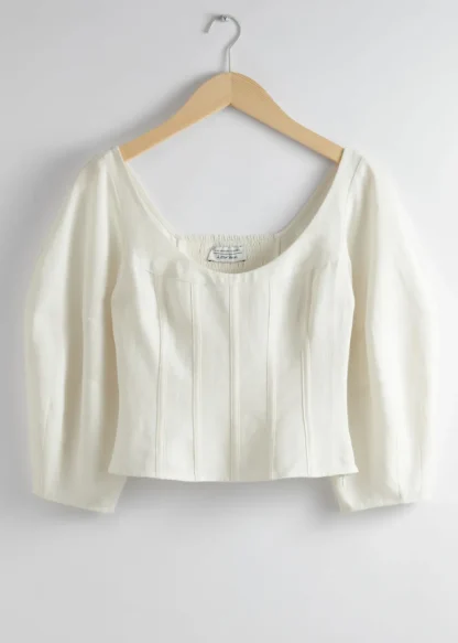 Cropped Corset Blouse | & Other Stories Online