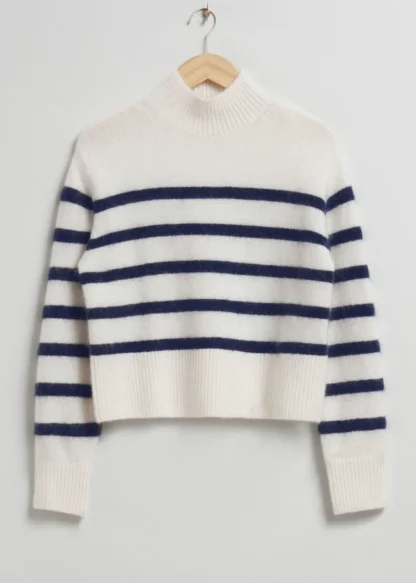 Cropped Mock Neck Knit Sweater | & Other Stories Discount