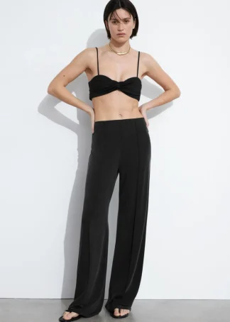 Cupro Pin Tuck Trousers | & Other Stories Sale