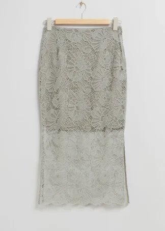 Decorative Lace Pencil Skirt | & Other Stories Clearance