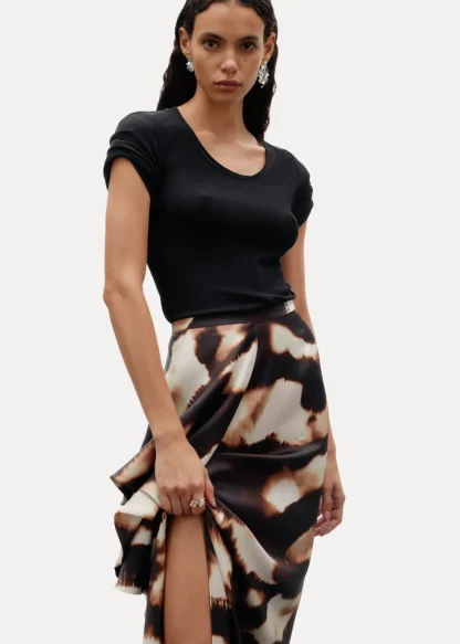 Draped Satin Midi Skirt | & Other Stories Clearance