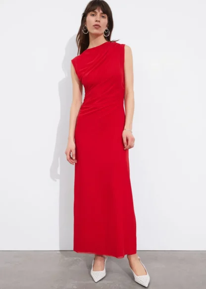 Draped Sleeveless Midi Dress | & Other Stories Clearance