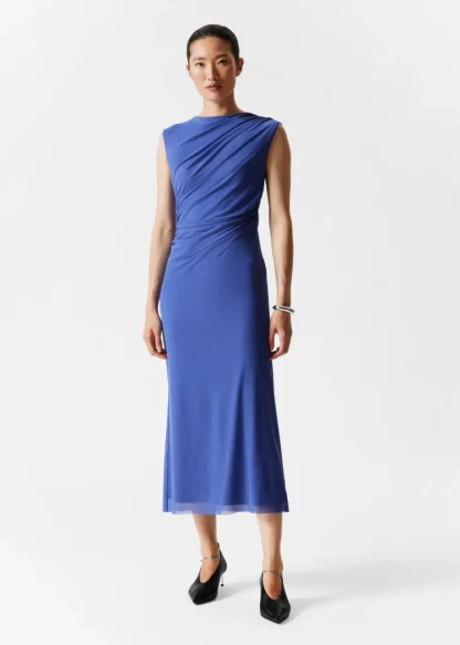 Draped Sleeveless Midi Dress | & Other Stories Clearance