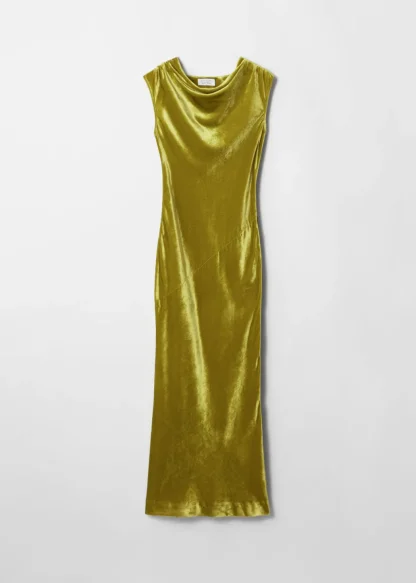 Draped Velvet Maxi Dress | & Other Stories Clearance