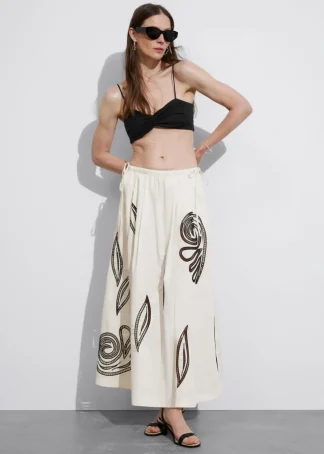 Embroidered Midi Skirt | & Other Stories Discount