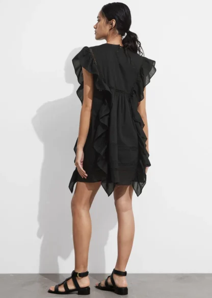 Embroidered Ruffle Mini Dress | & Other Stories Best Sale