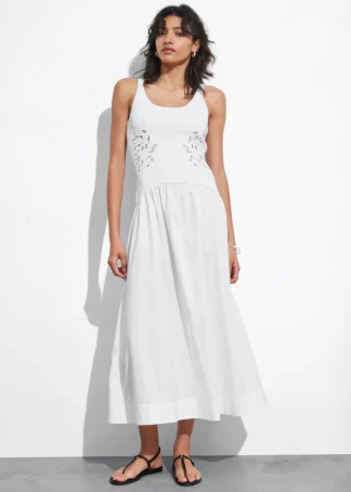 Embroidered Tank Midi Dress | & Other Stories Store