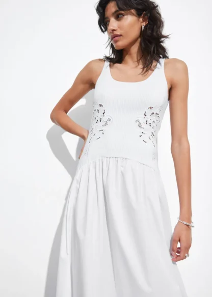 Embroidered Tank Midi Dress | & Other Stories Store