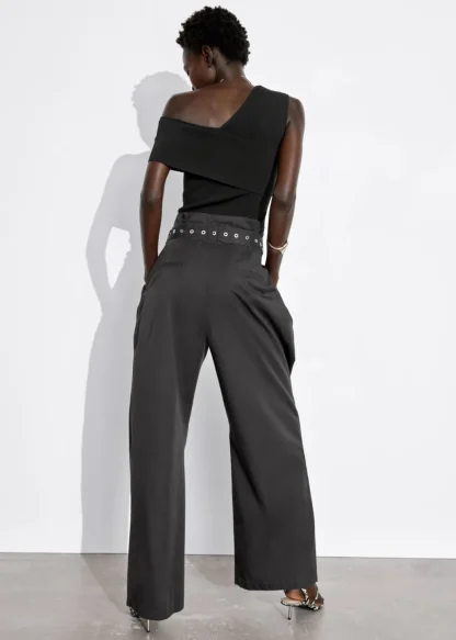 Eyelet-Belt Paperbag Trousers | & Other Stories Best Sale