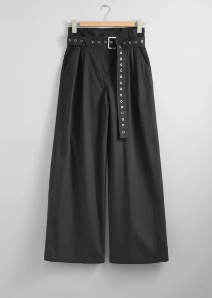 Eyelet-Belt Paperbag Trousers | & Other Stories Best Sale